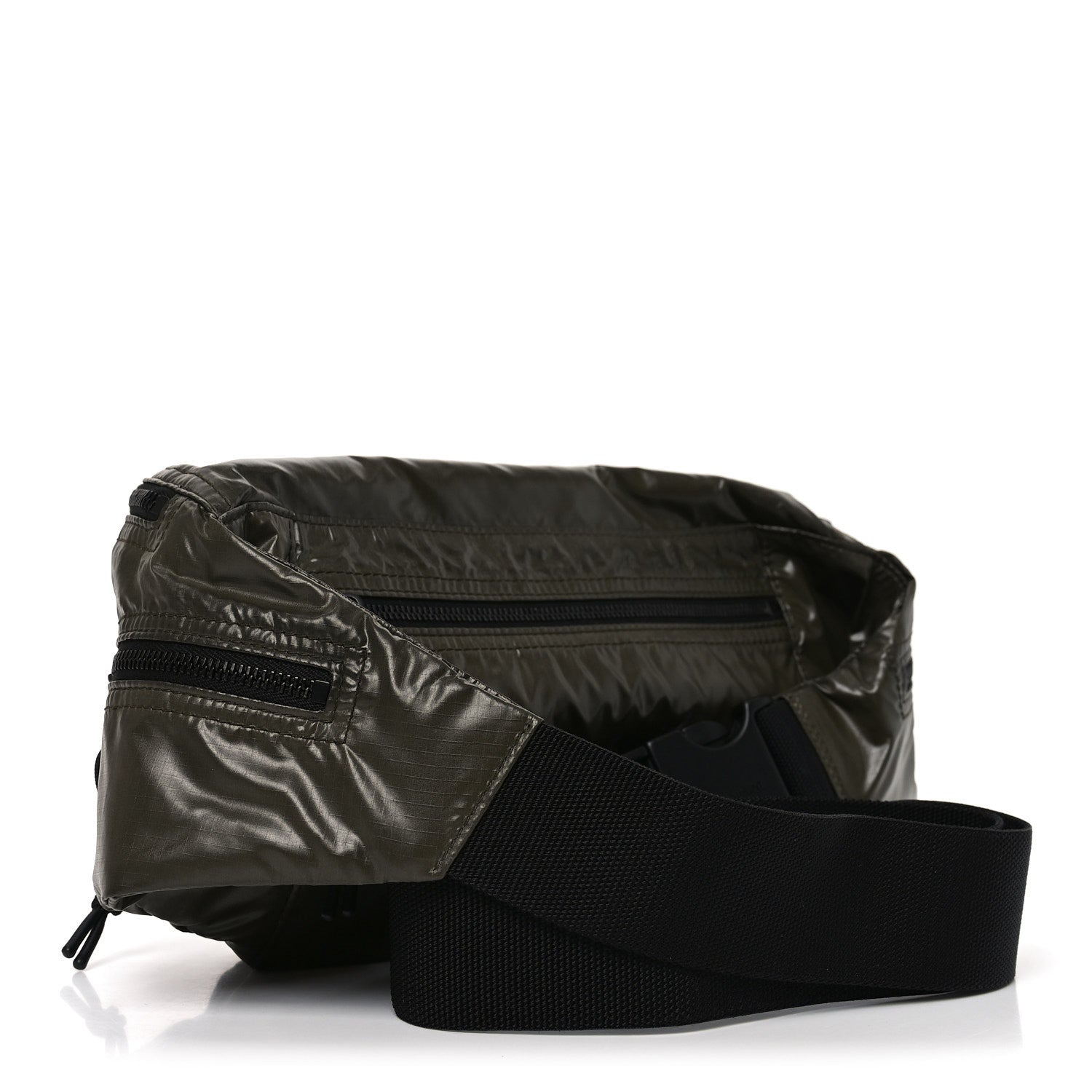 Saint Laurent Nylon Logo Nuxx Body Belt Bag Green 1872265