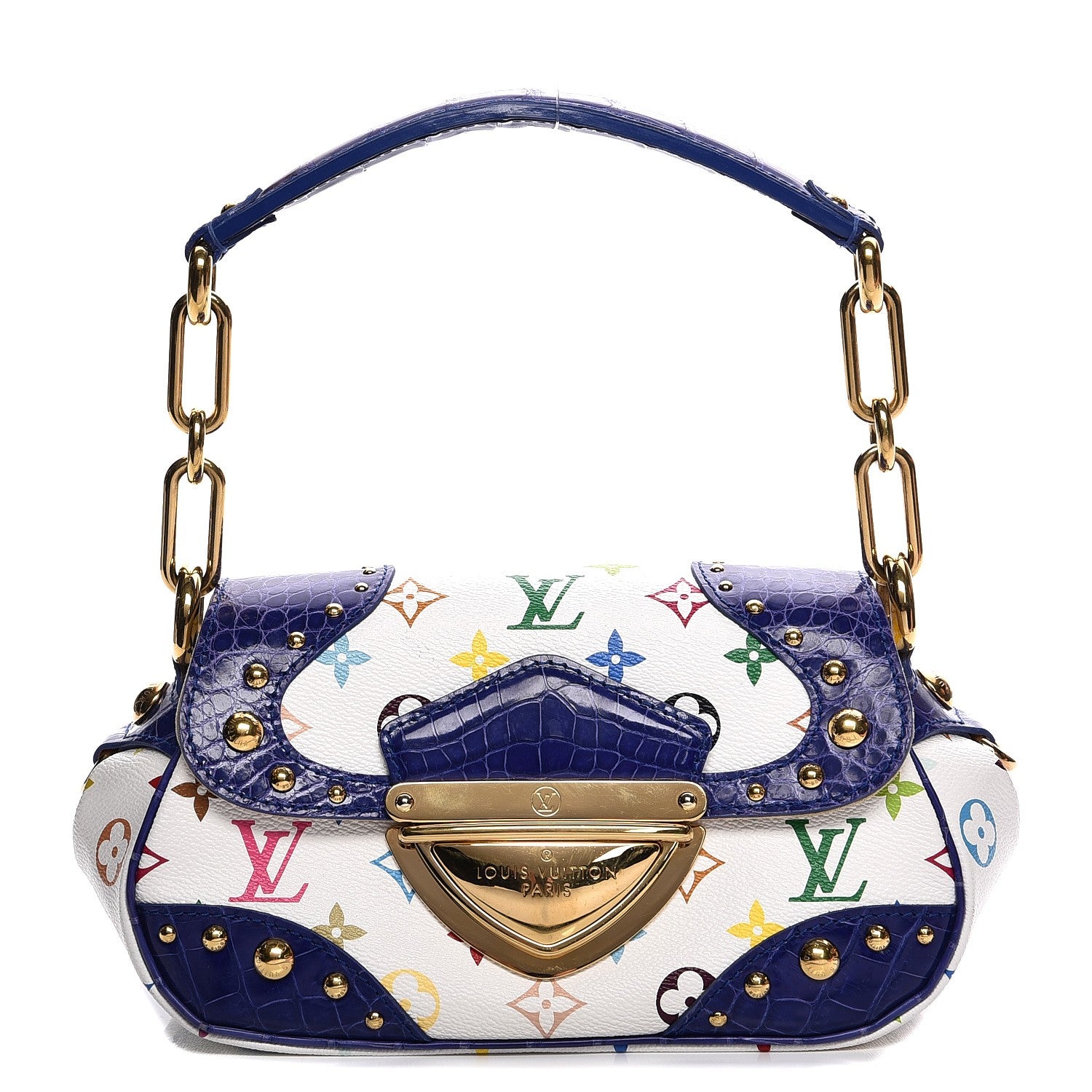 Louis Vuitton Alligator Monogram Multicolor Marilyn White 1 of 8