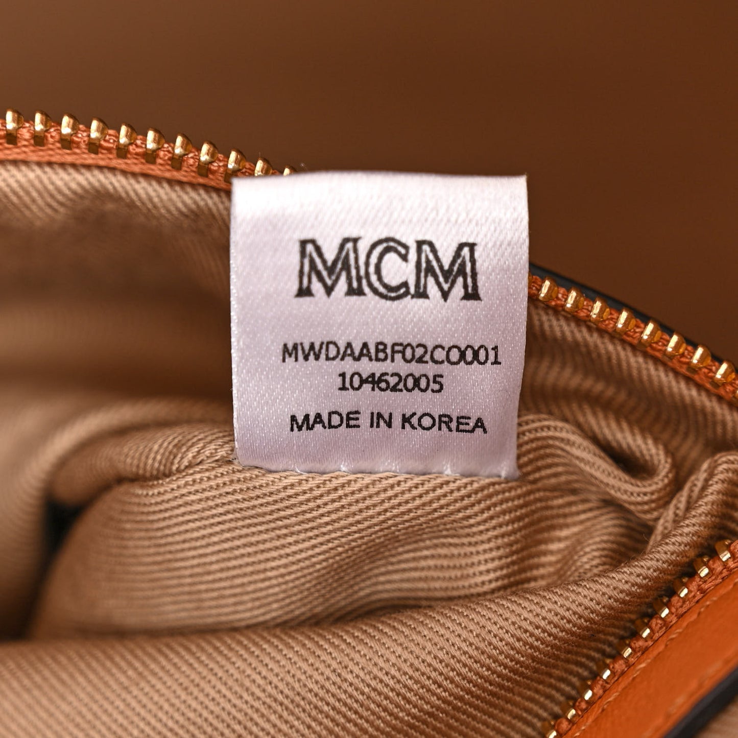 Visetos Small Soft Berlin Drawstring Bucket Bag Cognac