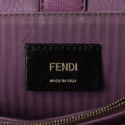 Fendi Vitello Elite Flamingo Petite 2Jours Tote Lilla Glicine 6 of 11