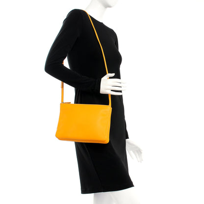 Celine Lambskin Large Trio Crossbody Sunflower 2 of 8