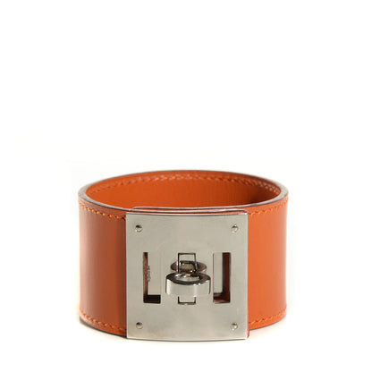 Hermes Veau Box Kelly Dog Bracelet Potiron 1 of 6