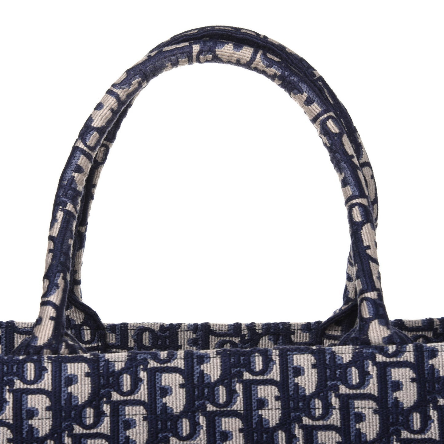 Oblique Medium Book Tote Blue Multicolor