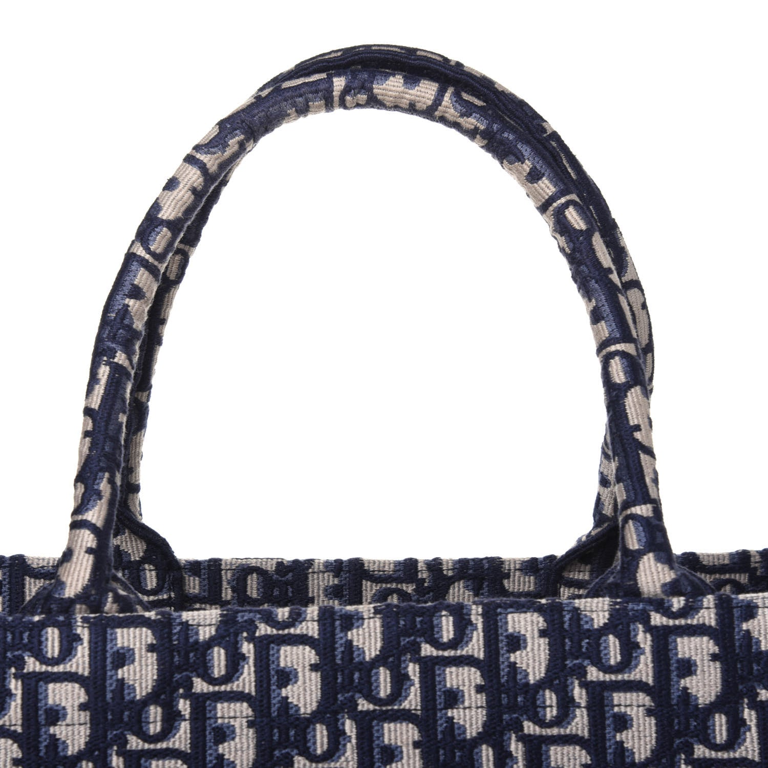 Christian Dior Oblique Medium Book Tote Blue Multicolor 13 of 14