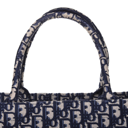Christian Dior Oblique Medium Book Tote Blue Multicolor 13 of 14