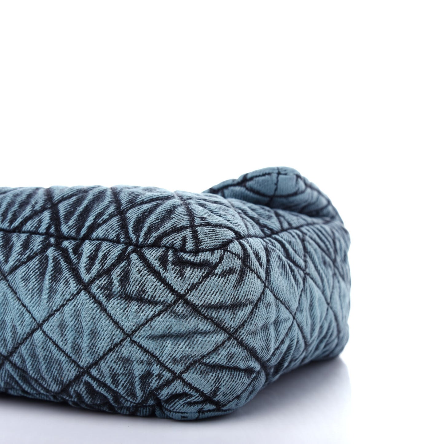 Denim Quilted Denimpression Flap Green Blue