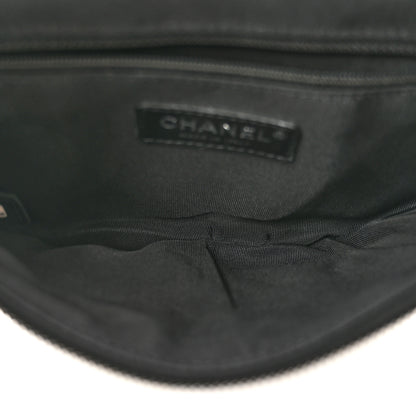 Chanel Calfskin Chain 20s Signe Waist Bag Black 5 of 13
