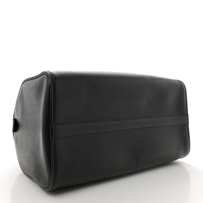 Louis Vuitton Epi Speedy 30 Black 4 of 12