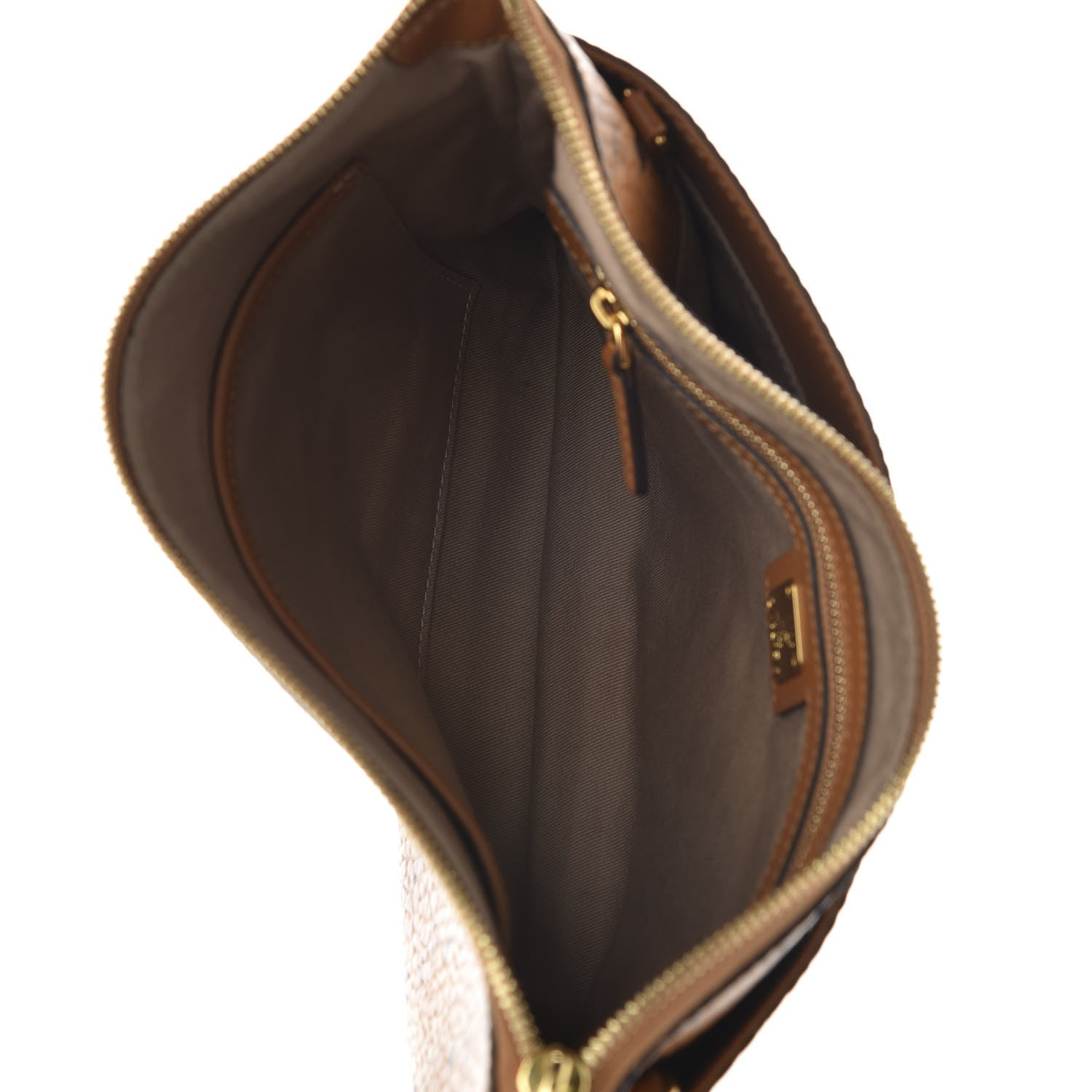 MCM Visetos Medium Crossbody Pouch Cognac 5 of 10