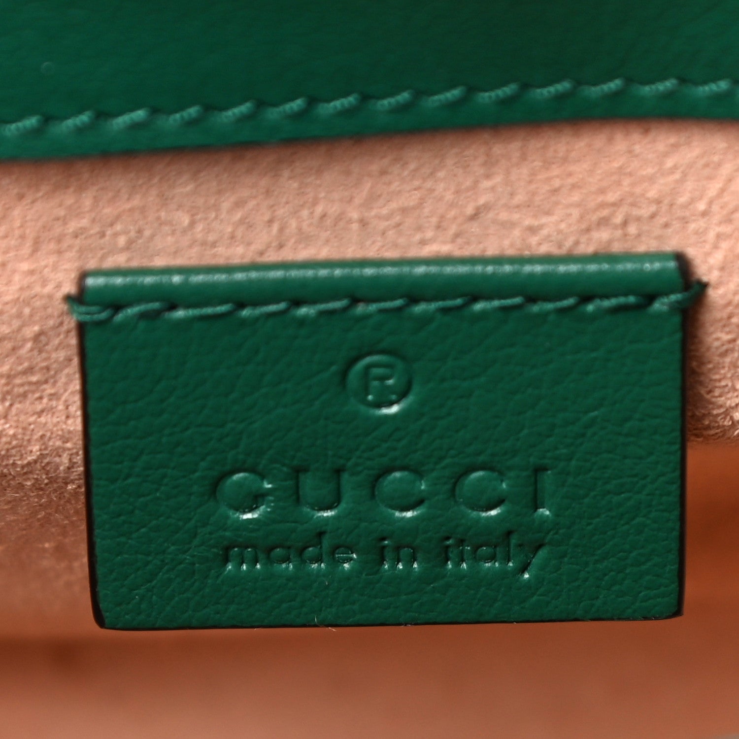 Gucci Azalea Calfskin Enamel Matelasse Diagonal Super Mini Torchon GG Marmont Shoulder Bag New Shamarock Emerald 6 of 11