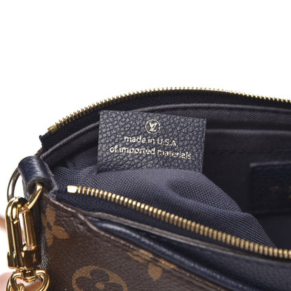 Louis Vuitton Monogram Pallas Clutch Blue Marine 7 of 11