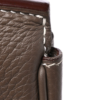 Hermes Taurillon Clemence Birkin 35 Etoupe 15 of 17