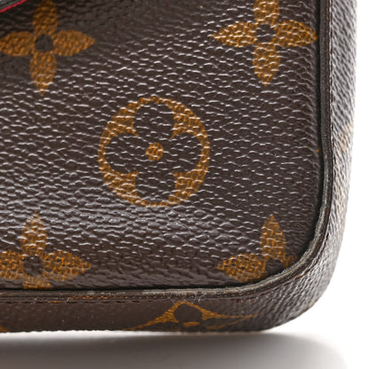 Louis Vuitton Monogram Pochette Felicie Chain Wallet Fuchsia 14 of 18