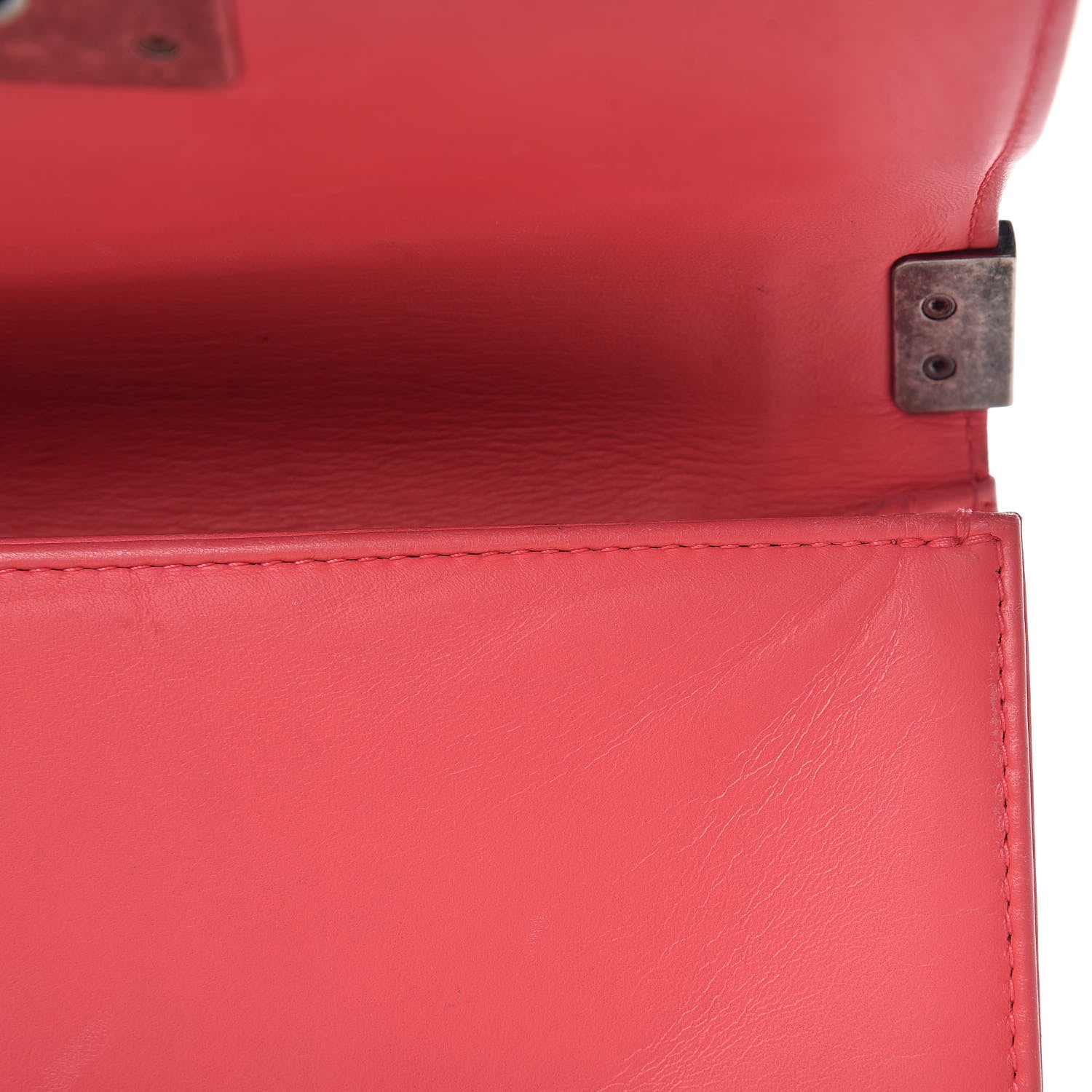 Chanel Galuchat Stingray Small Boy Flap Pink 16 of 19