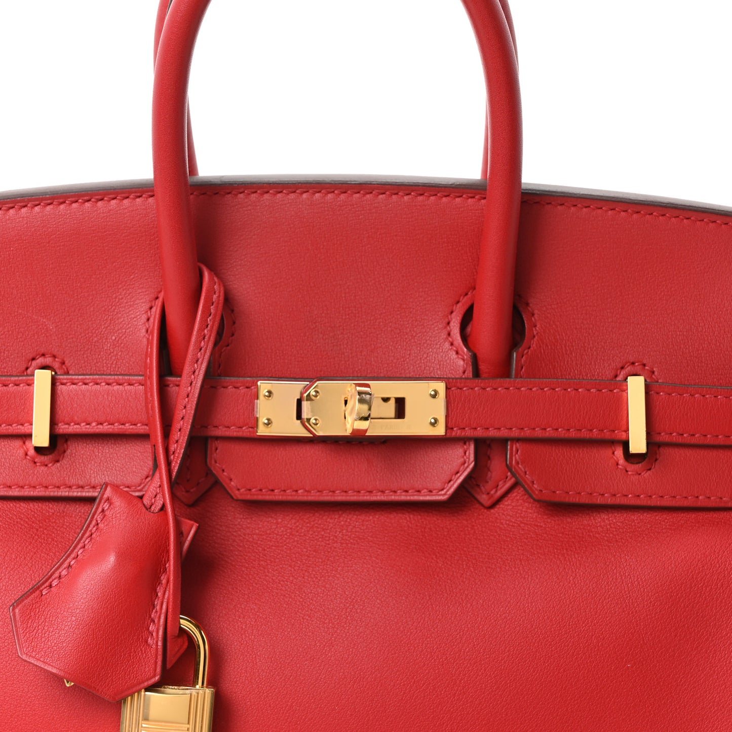 Swift Birkin 25 Rouge De Coeur