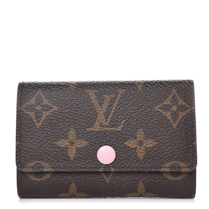Louis Vuitton Monogram Multicles 6 Key Holder Rose Ballerine 1 of 8
