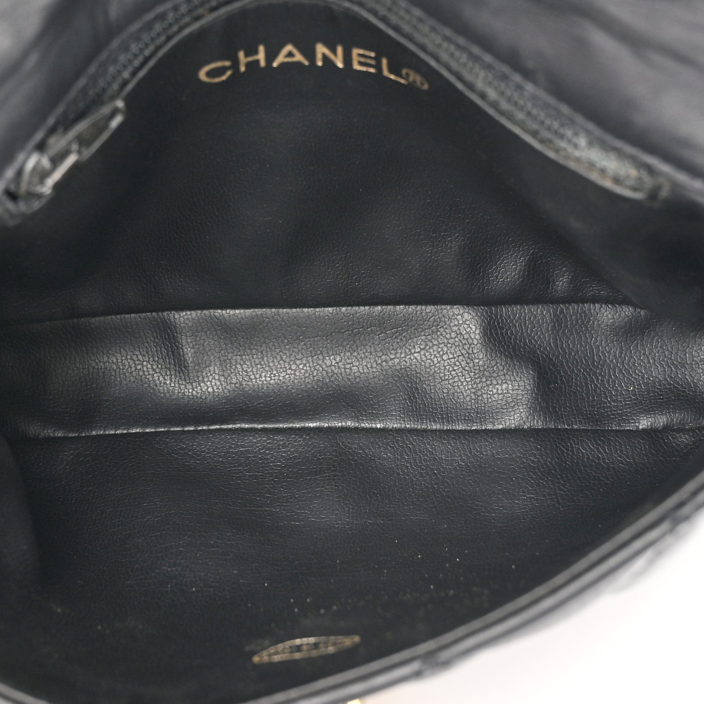 Lambskin Quilted Flap Waist Belt Bag 70 28 Black