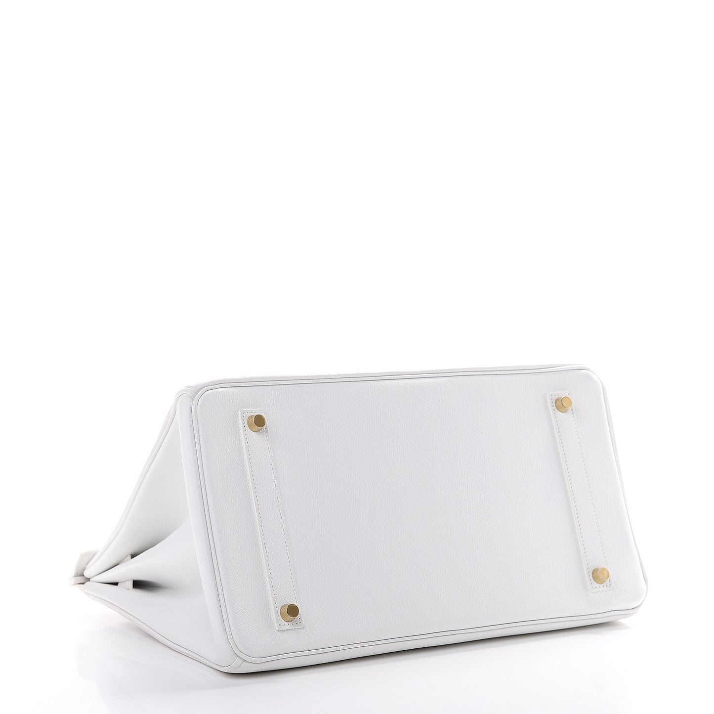 Epsom Birkin 35 White White