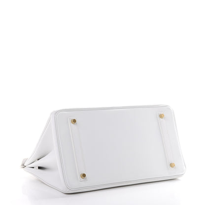 Hermes Epsom Birkin 35 White White 4 of 32