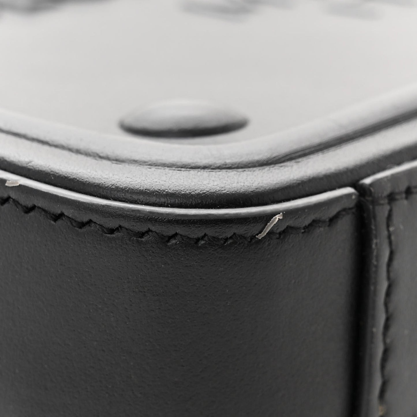 Calfskin Embossed DG Logo Crossbody Bag Black