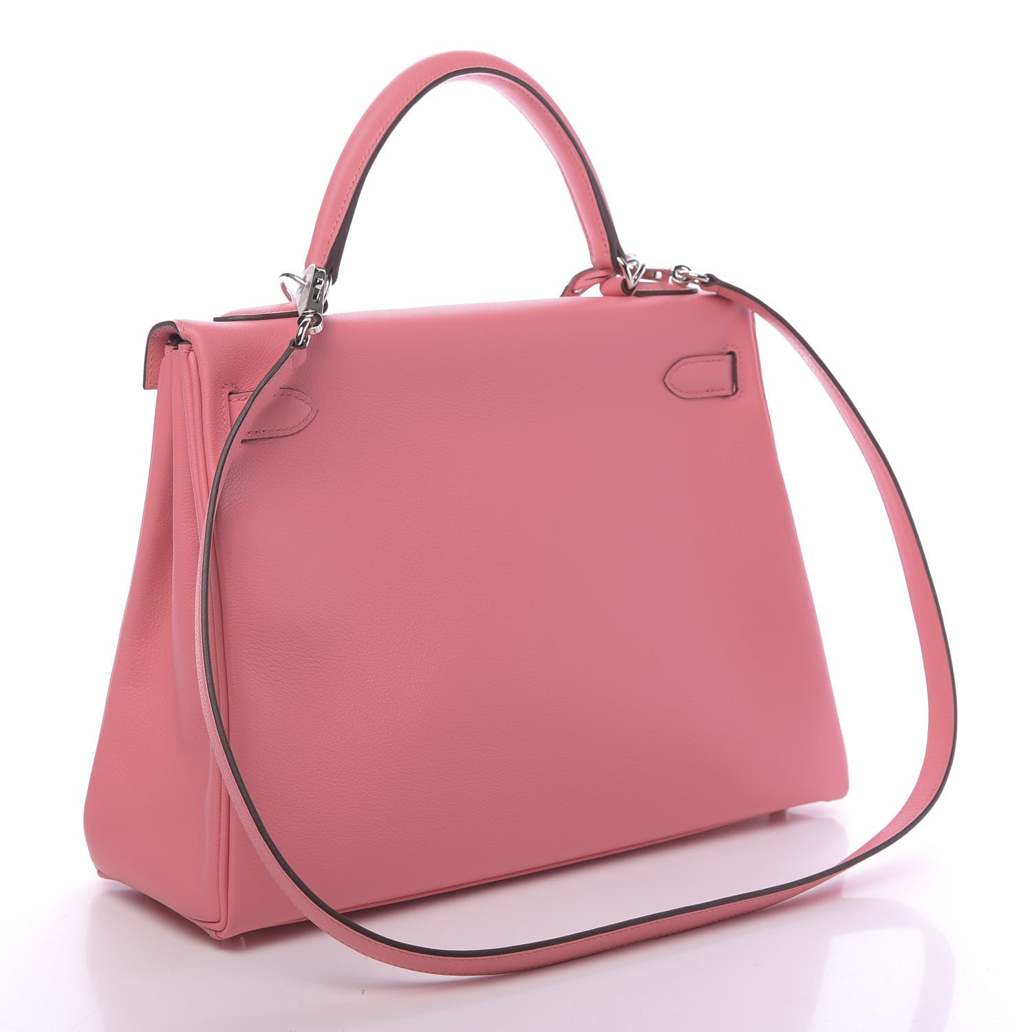 Hermes Evercolor Verso Kelly Retourne 32 Rose D'ete Terre Battue 3 of 11