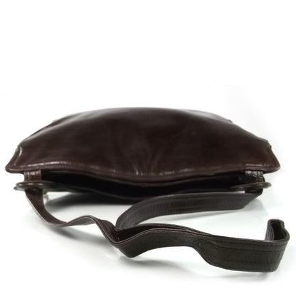Bottega Veneta Vintage Leather Shoulder Bag Dark Brown 4 of 8