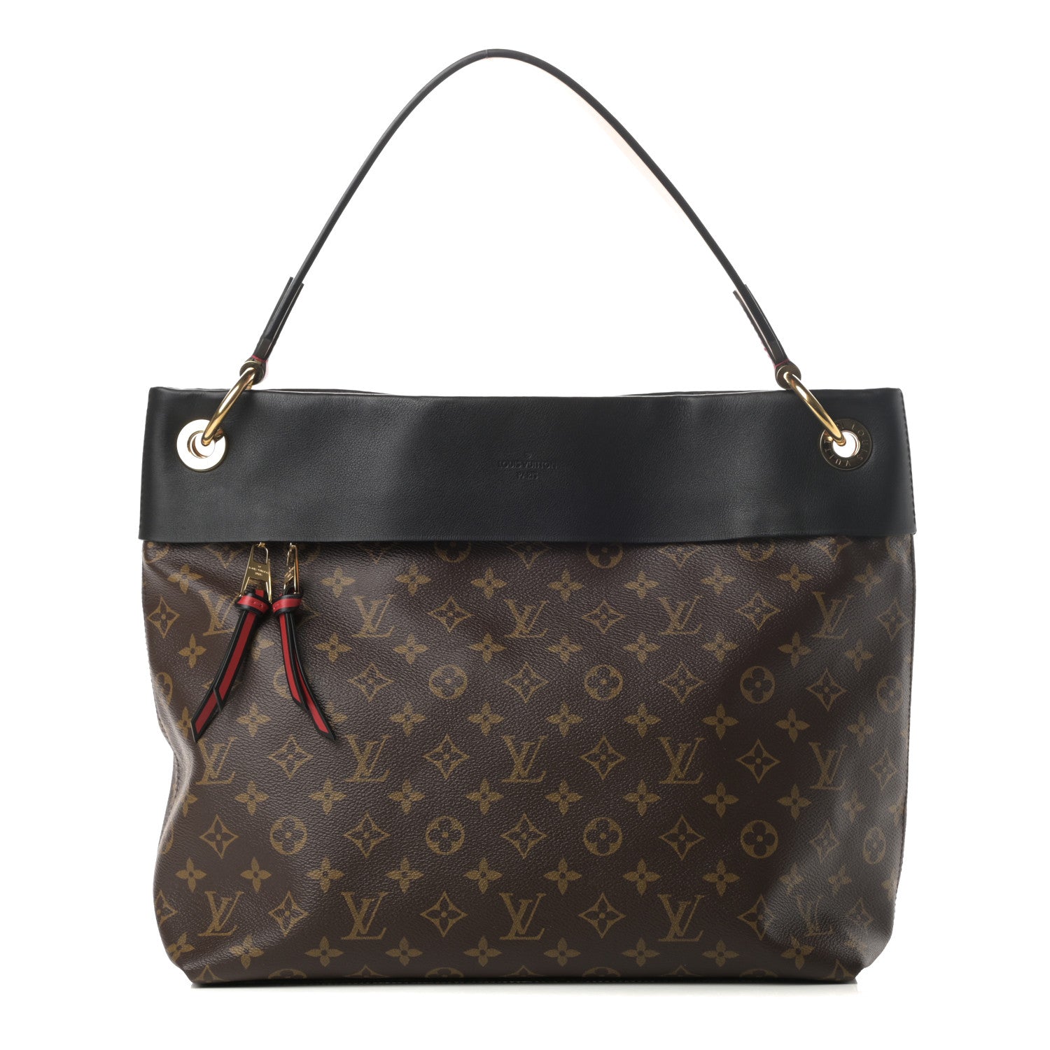Louis Vuitton Monogram Tuileries Hobo Black 1 of 9
