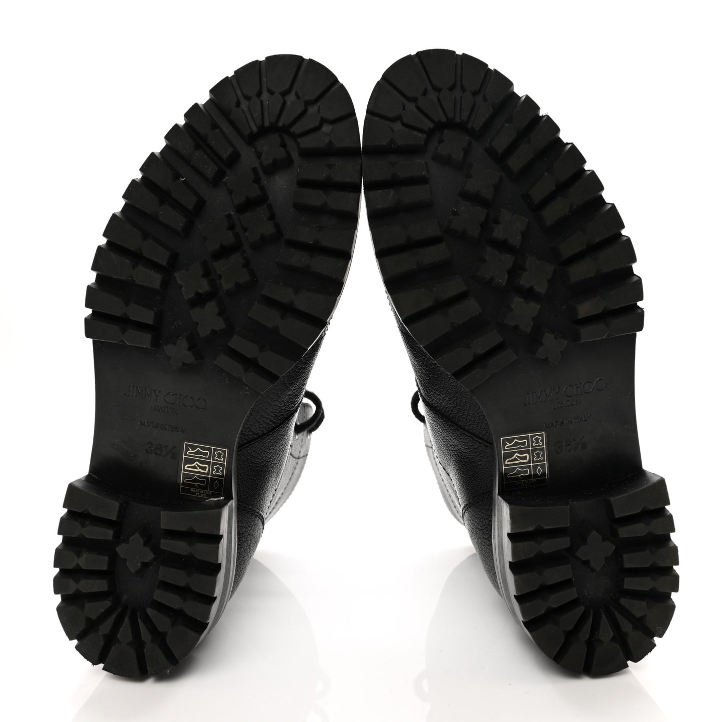 Grainy Calfskin Crystal Bren Flat Ankle Booties 36.5 Black