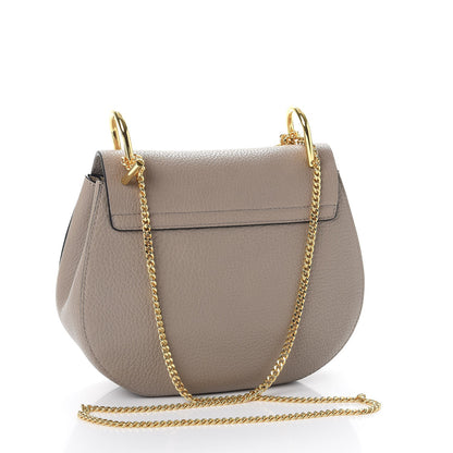 Chloe Grained Lambskin Drew Shoulder Bag Motty Grey 3 of 7