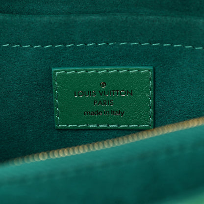 Louis Vuitton Calfskin New Wave Chain Bag MM NM Emerald 6 of 10