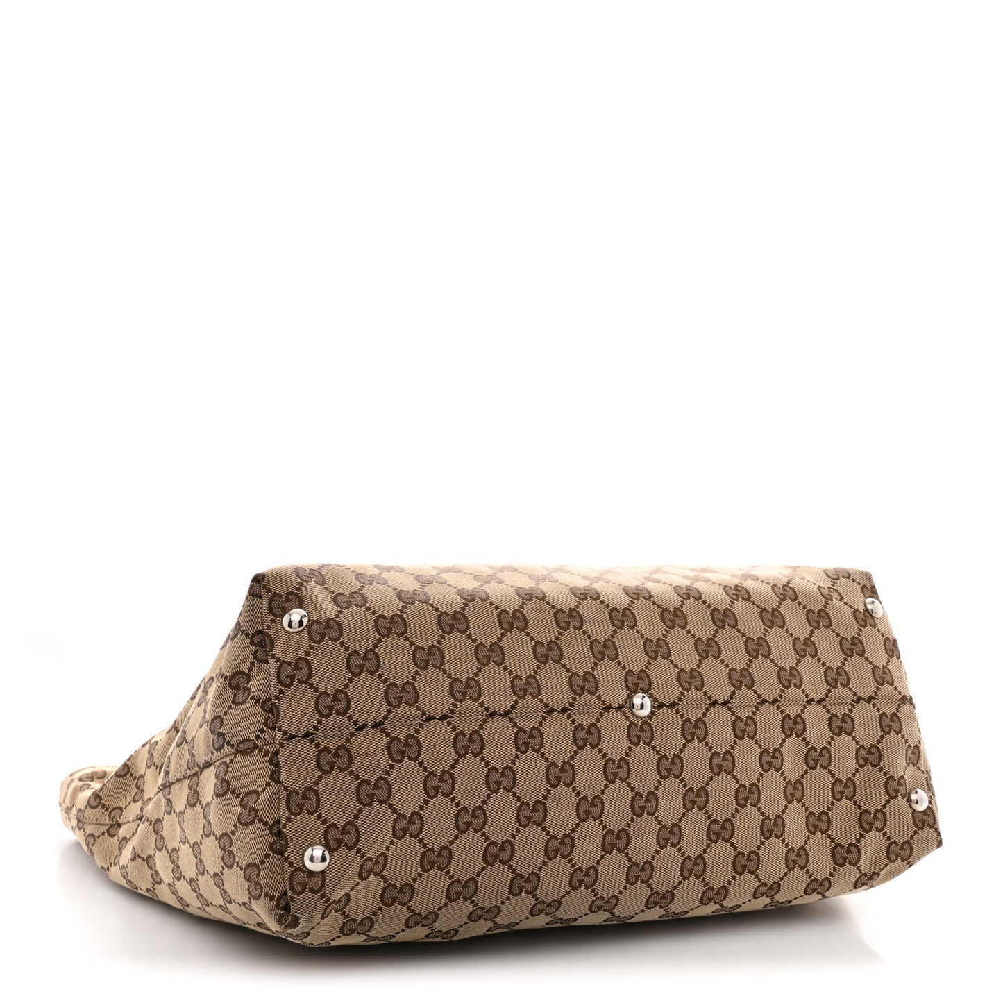 Monogram Medium Icon Bit Tote Dark Brown