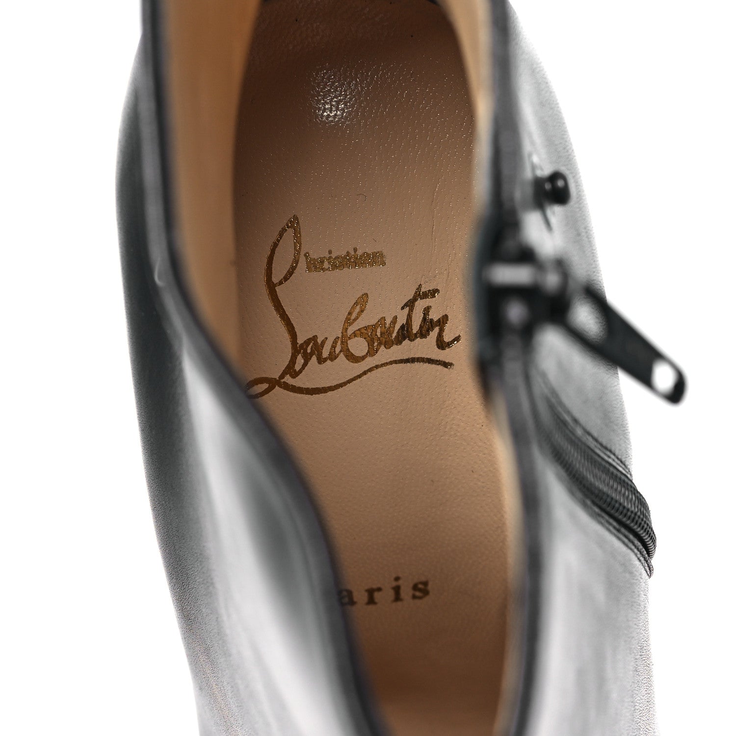 Christian Louboutin Calfskin Karkoul Armony 140 Ankle Boots 39 Black 8 of 9