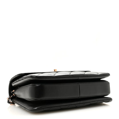 Chanel Lambskin Quilted Small Trendy CC Dual Handle Flap Bag Black 4 of 12