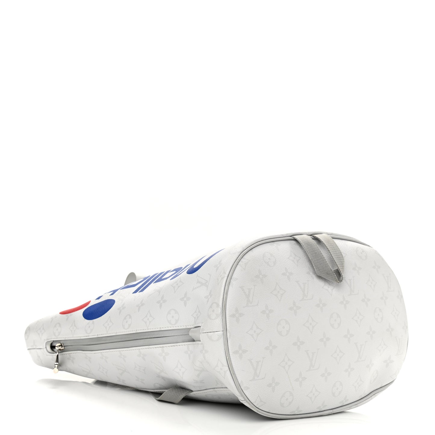 Monogram Chalk Backpack White