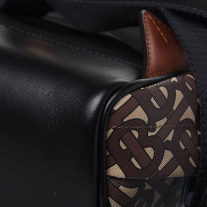 Burberry E-Canvas Monogram Stripe Backpack Bridle Brown 11 of 12