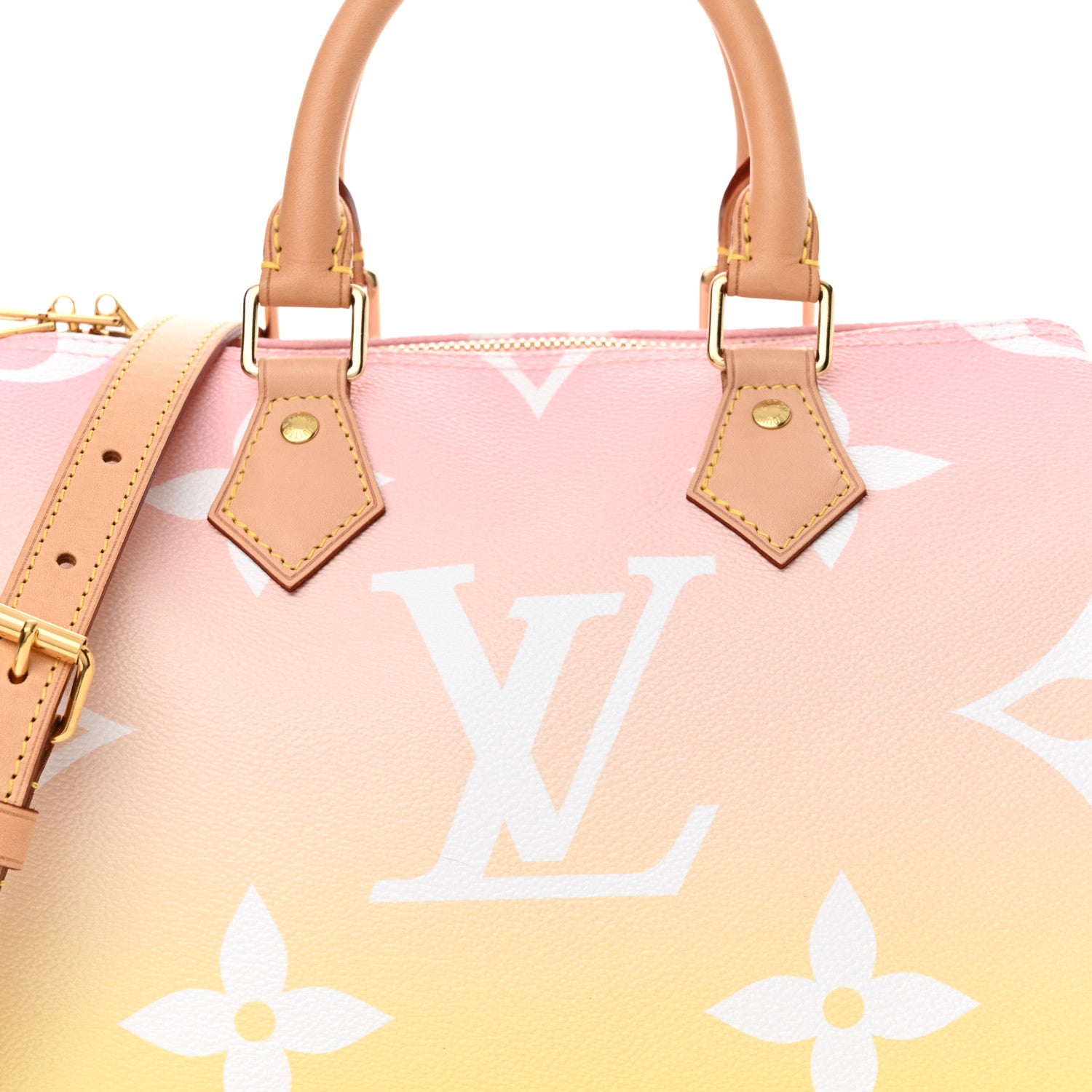 Louis Vuitton Monogram Giant By The Pool Speedy Bandouliere 25 Light Pink 7 of 9