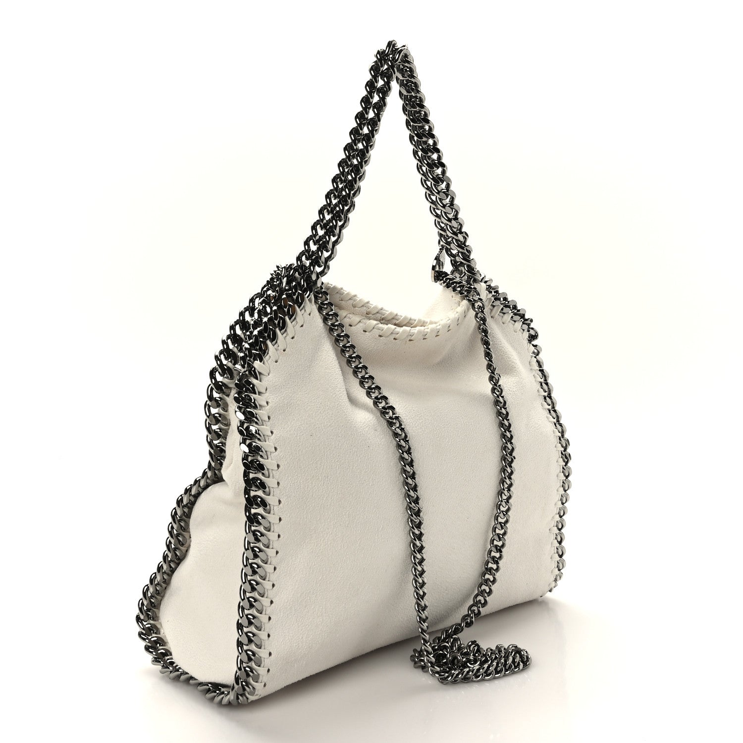 Stella McCartney Shaggy Deer Mini Falabella Shoulder Bag Pearlesce 3 of 8