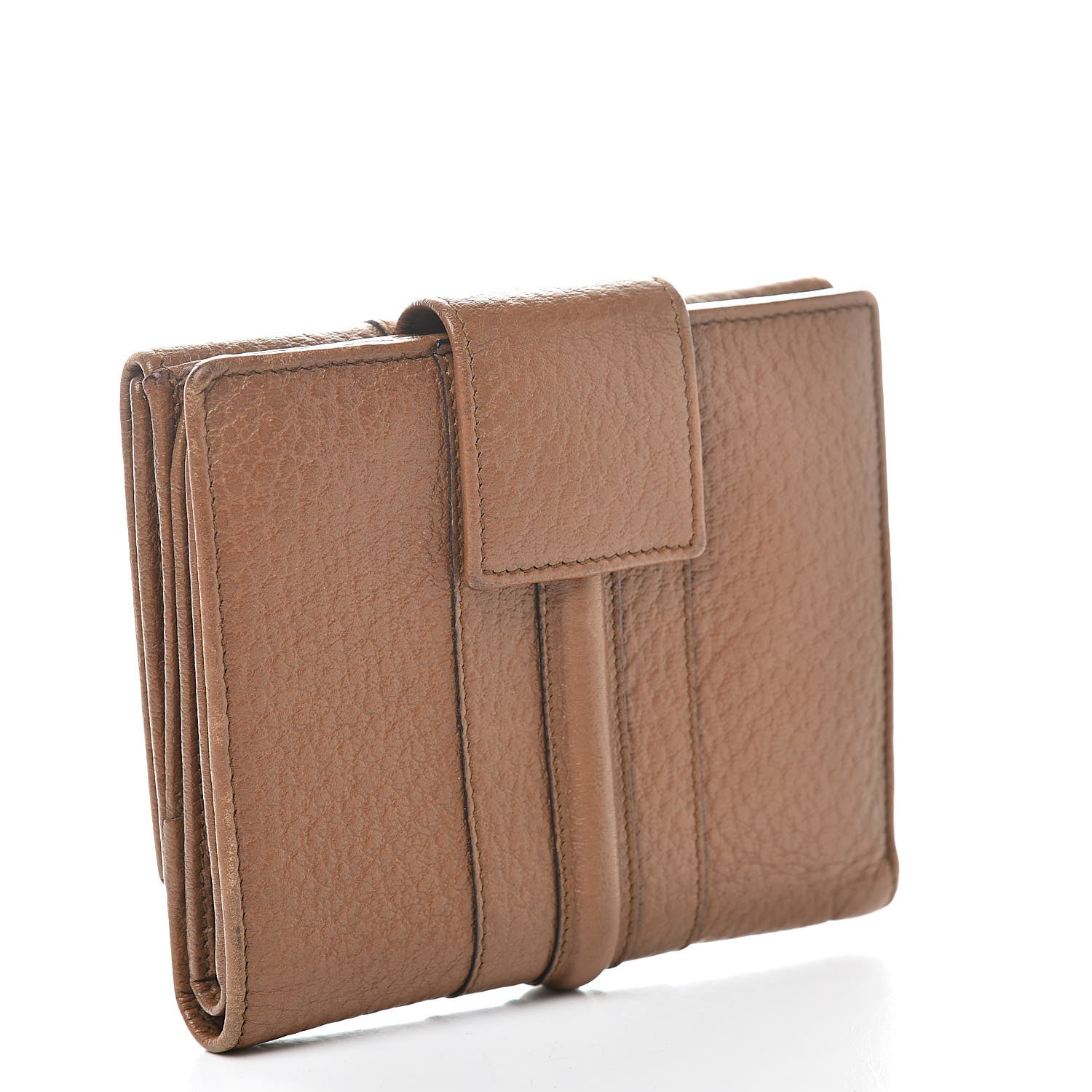 Gucci Calfskin French Junco Wallet Light Brown 3 of 12
