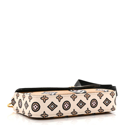 Louis Vuitton Monogram Wild At Heart Felicie Strap & Go Arizona Creme 4 of 9