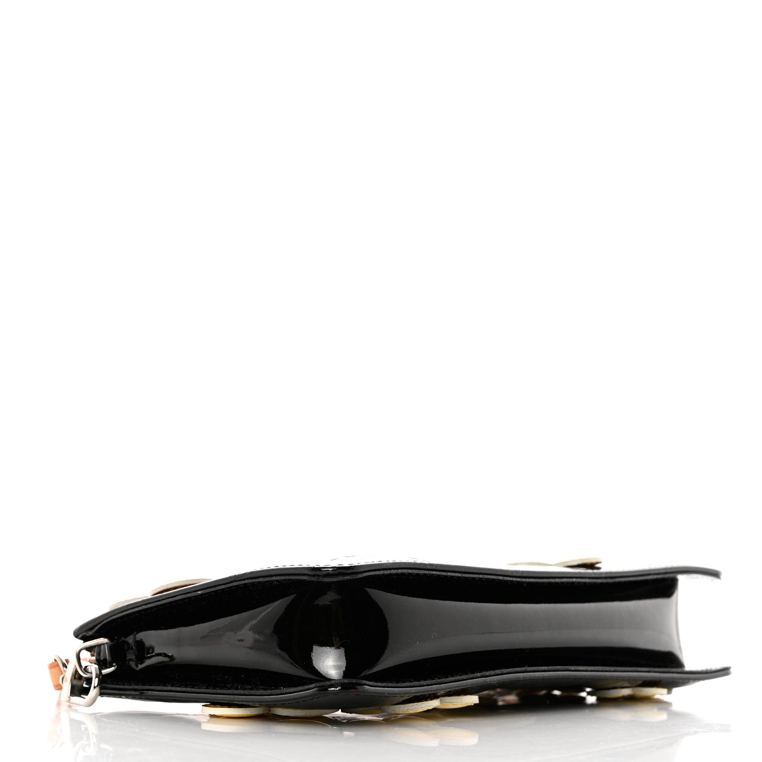 Louis Vuitton Vernis Lexington Fleurs Pochette Black 4 of 7