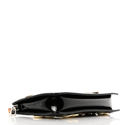Louis Vuitton Vernis Lexington Fleurs Pochette Black 4 of 7