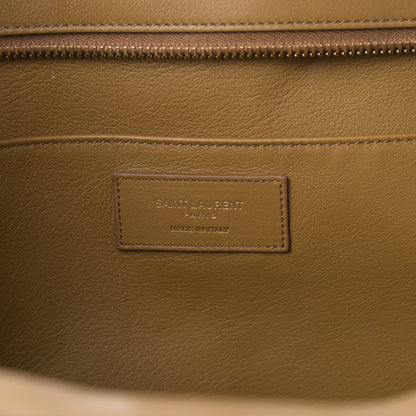 Saint Laurent Suede Small Monogram Downtown Cabas Light Ocre 6 of 18