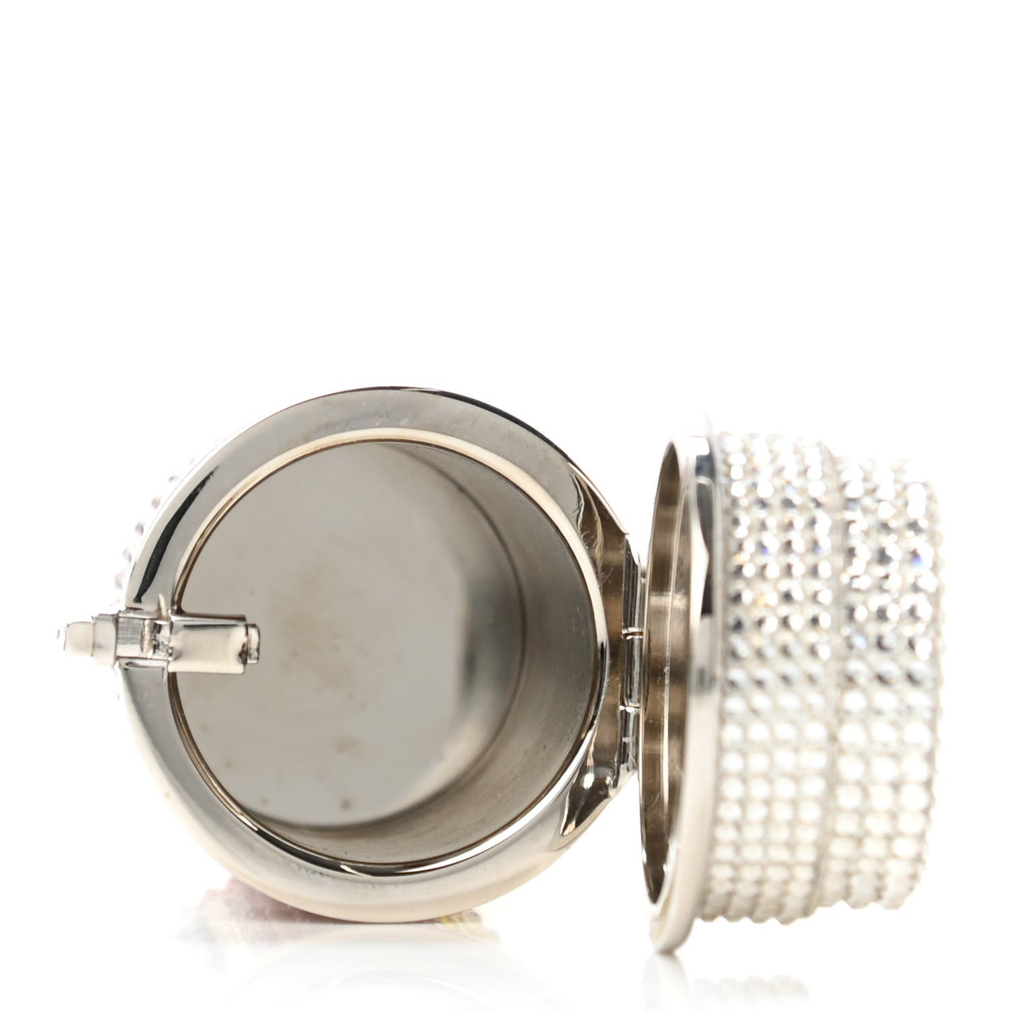 Crystal RX Prescription Bottle Minaudiere Pill Box
