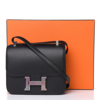 Hermes Grained Monsieur Optique Enamel Constance 24 Black 20 of 20