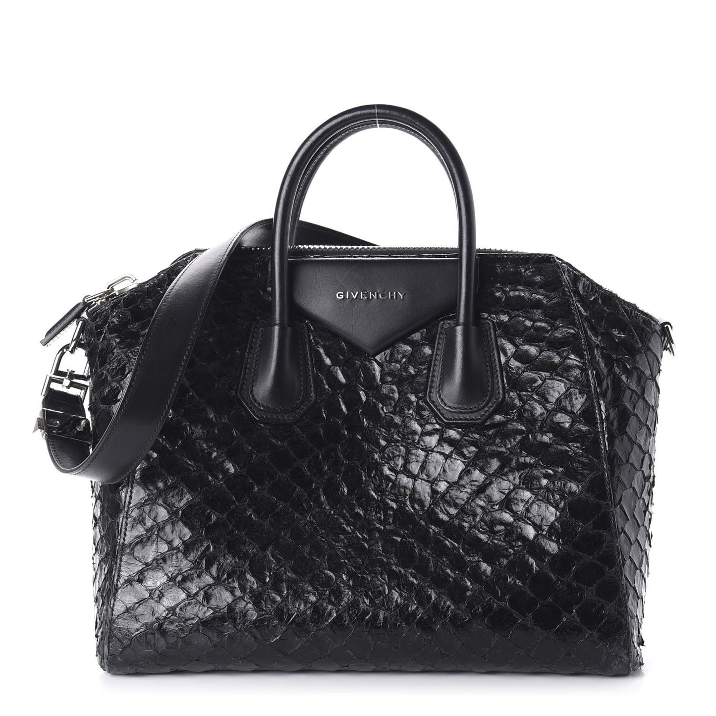 Calfskin Pirarucu Medium Antigona Black