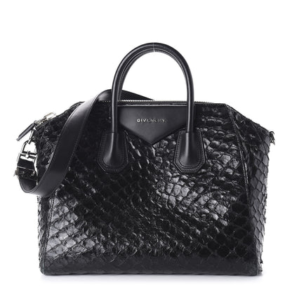 Givenchy Calfskin Pirarucu Medium Antigona Black 1 of 10