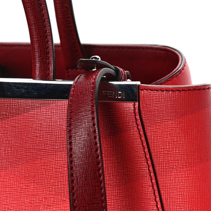 Fendi Vitello Elite Geometric Degrade Regular 2Jours Tote 13 of 15