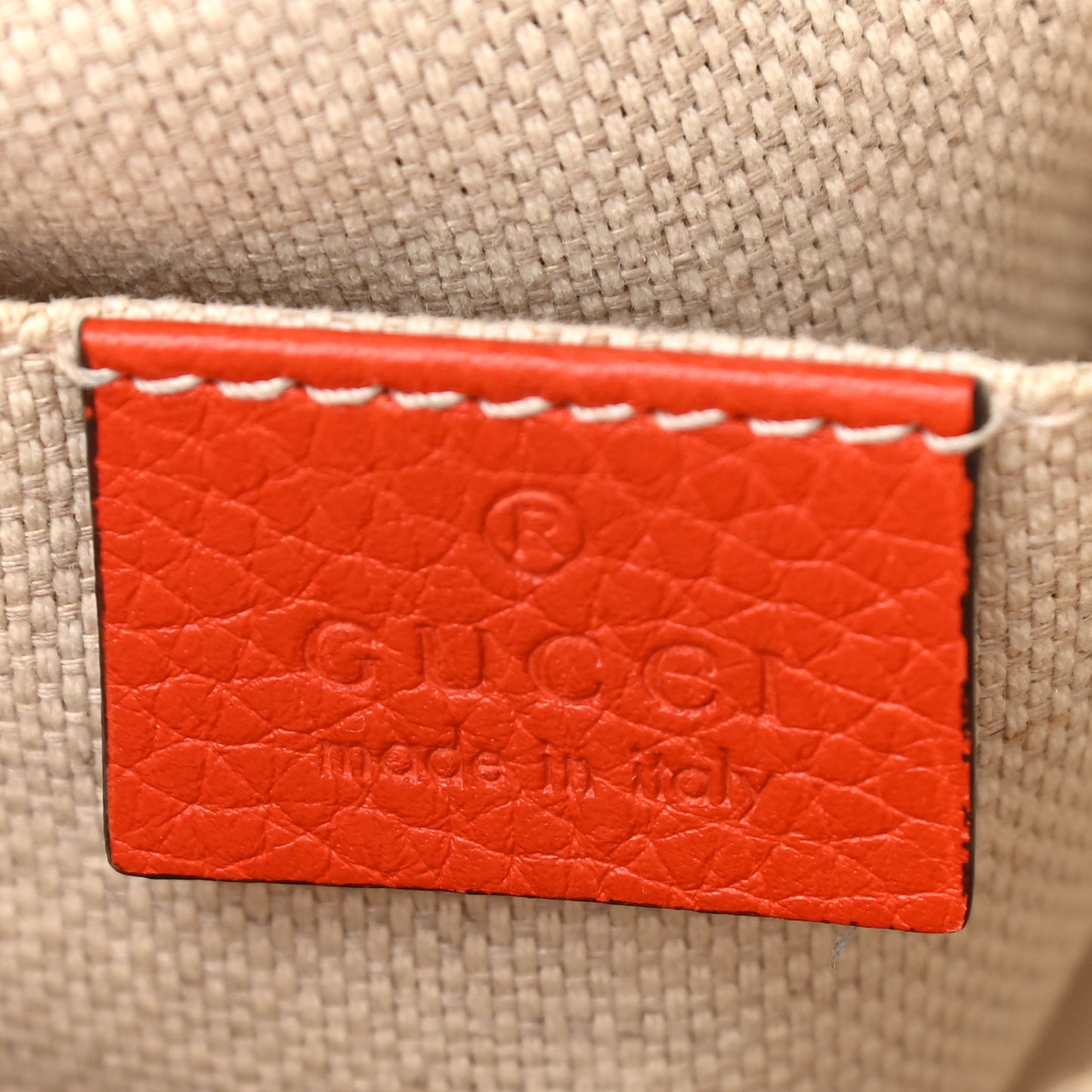 Pebbled Calfskin Small Soho Disco Bag Sun Orange