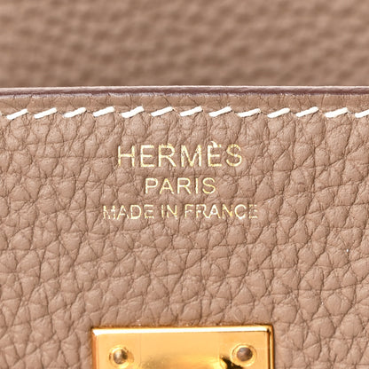 Hermes Togo Birkin 25 Etoupe 6 of 11