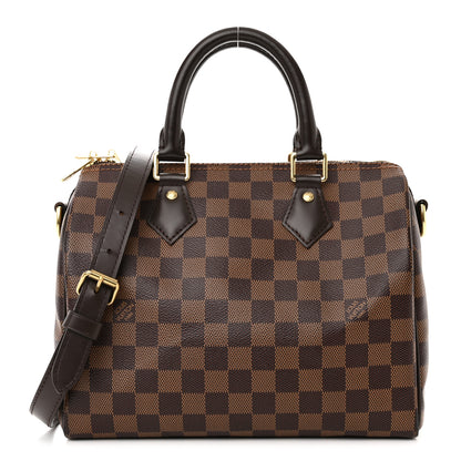 Louis Vuitton Damier Ebene Speedy Bandouliere 25 1 of 10